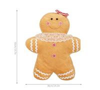 Bexdug Peluches Bonhomme en d'Épice - Figurines De Noël en D Épice Décoratives | Jouet en Peluche Douce pour Chambre et Canapé | Maison Intérieur Chambre Anniversaire Noël