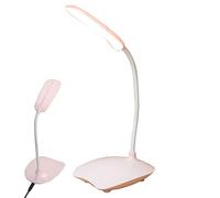 Bexdug Petite Lampe de Bureau pour Enfants,Lampes de Travail de Table Longues et Flexibles à col de Cygne | Lampes de Bureau Modernes pour Le Bureau à Domicile, veilleuse de lit à 3 Modes d'éclairage