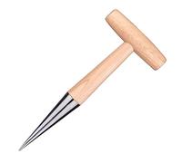 Bexdug Plantoir à Main - Outils à Plantation Jardin,Dibbler truie en Acier Inoxydable avec Manche en Bois, Trou Migration graines Plantation Jardin