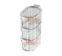 Bexdug Récipient À Sel,Pot Transparent Hermétique Réutilisable | Récipient À Sel Avec Couvercle | pour Condiments Ménager Cuisine Repas Pâtisserie Restaurant Bar Extérieur Camping Voyage Pique-nique