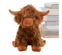 Bexdug Vache Peluche - Coussin Peluche Vache Déco,Doudou Bovin Câlin pour Le Moment du Coucher,pour La Chambre des Maison Bureau Canapé Table De Chevet Voiture Anniversaire Vacances Et Fêtes