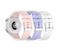 BexidoIera Lot de 3 bracelets de rechange compatibles avec Huawei Watch GT 3 Pro 43 mm/GT 3 42 mm/GT 2 42 mm, 20 mm en silicone pour Huawei Watch GT2/GT3 42 mm, Größe