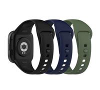 BexidoIera Lot de 3 bracelets de rechange compatibles avec Xiaomi Redmi Watch 3 - En silicone souple - Pour Redmi Watch 3