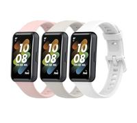BexidoIera Lot de 3 bracelets de rechange réglables en silicone souple pour Huawei Band 7