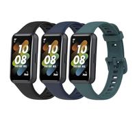 BexidoIera Lot de 3 bracelets de rechange réglables en silicone souple pour Huawei Band 7