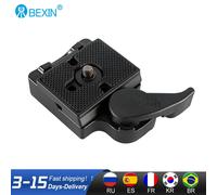 BEXIN 200PL-14 323 adaptateur de serrage rapide pour trépied de caméra avec plaque stabilisatrice Manfrotto 200PL-14 Compat BS88 HB88 200PL-14A