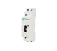BEXIUJUVX Contacteur CA modulaire avec Interrupteur de Commande Manuel, Montage sur Rail DIN, 2 pôles, 2NO, 25 A, 220 V/230 V, 50/60 Hz(20A 2NO)