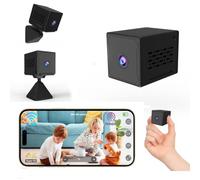 Bextgoo Camera Espion, 4K HD Mini Caméra Espion sans Fil, WiFi/sans WiFi Mini Camera Surveillance, Vision Nocturne & Détection de Mouvement, Batterie 2000mAh, Spy Cam pour Maison Bureau Bébé Animaux