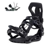 BEXTREME SP- Fixations Snowboard Automatiques Modèle Base+ XL Mesure Pied 45-49 EU 10-12,5 US pour Homme Fixation Snow Type Flow Couleur Noire pour Freestyle Freeride Burton Taille Union