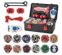 Bey Burst Turbo Blade Kit 12 en 1 - Toupies de Combat avec Boîte et Lanceurs