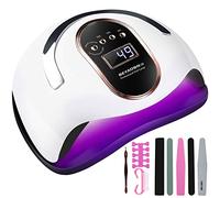 BEYAOBN Lampe LED professionnelle pour ongles 168 W Sèche-ongles UV Machine à ongles gel semi-permanent avec capteur automatique, 4 minuteries manucure/pédicure Nail Art maison salon