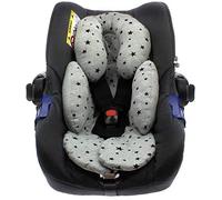 BEYBI® Réducteur bébé point coton universel pour nacelle, siège auto groupe 0, poussette et berceau