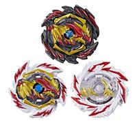 BEYBLADE Burst Evolution Trio Devolos Lot de 3 - Effacer Devolos D5, Venom D5, Abyss D6 - Jeu de combat de type équilibre