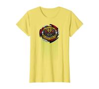 Beyblade Burst QUADDRIVE BELFYRE T-Shirt, Femme, Citron, XXL