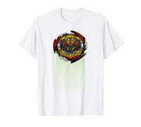 Beyblade Burst QUADDRIVE BELFYRE T-Shirt, Homme, Blanc, XXL