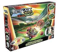 Beyblade Burst QuadDrive Set de combat Interstellar Drop, arène Beystadium, 2 toupies et 2 lanceurs, à partir de 8 ans