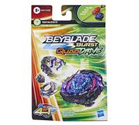Hasbro Beyblade Burst QuadDrive, Starter Pack avec toupie Roar Balkesh B7 Type défense/Endurance et Lanceur, Jouet pour Enfants