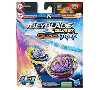 Beyblade Burst QuadStrike Dual Pack, Pack de 2 toupies de compétition Fierce Bazilisk B8 et Hydra Kerbeus K8