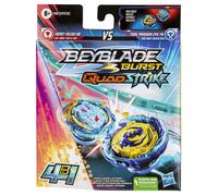Beyblade Burst QuadStrike Dual Pack, Pack de 2 toupies de compétition Komet Helios H8 and Tidal Pandora Epic P8