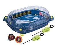Beyblade Burst QuadStrike, Set de Combat Thunder Edge avec arène Beystadium, 2 toupies et 2 lanceurs, à partir de 8 Ans