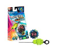 Beyblade Burst QuadStrike, Starter Pack avec toupie de compétition Ambush Bazilisk B8 Type Attaque/équilibre et Lanceur