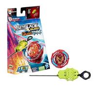 Beyblade Burst QuadStrike, Starter Pack avec toupie de compétition Zeal Achilles A8 et Lanceur, Jouet pour Enfants