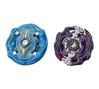 Beyblade Burst Rise - Pack Duel Hypersphere Toupies Cosmic Kraken K5 et Gargoyle G4 Bleu G