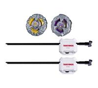Beyblade Collaboration X et Transformers Bumblebee 3-60GP contre Shockwave 5-80O