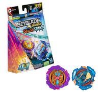 Beyblade Burst QuadStrike Dual Pack, Pack de 2 toupies de compétition Ultimate Evo Valtryek V8 et Divine Xcalius X8