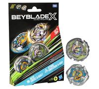 Beyblade X Bite Croc 3-60LF and Sting Unicorn 4-60P Top Dual Pack Set