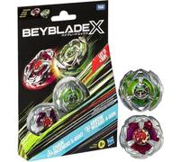 Beyblade X Dual Chain Incendio 5-60HT et Arrow Wizard 4-60N, Pack de toupies détachables, Des 8 ans