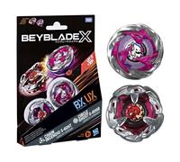 Beyblade X Dual Pack Circle Ghost 0-80GB UX et Chain Incendio 5-60HT BX, 2 toupies de combat Takara Tomy à rotation droite, dès 8 an