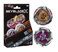 Beyblade X Dual Pack Spear Scorpio 0-70Z UX et Tail Viper 3-85LO BX, 2 toupies de combat Takara Tomy à rotation droite, dès 8 ans