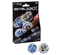 Beyblade X Dual Pack Toupie Cowl Sphinx 1-80GF et Crest Leon 7-60GN, dès 8 ans