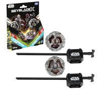 Beyblade X et Star Wars Collab The Mandalorian 3-60F vs. Moff Gideon 3-80N, Multipack, Jouet Star Wars, Cosplay, Jeu de rôle Super-Héros, Accessoires et Aventure Fantaisie