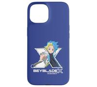 Beyblade X Jaxon Cross Logo Coque pour iPhone 15
