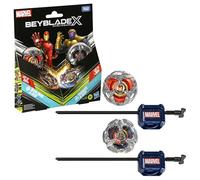 Beyblade – Toupies Iron Man 4-80B vs Thanos 4-60B – Collab Marvel – Multipack