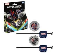 Beyblade X Marvel Collab Spider-Man 3-60F vs. Venom 3-80N – Multipack