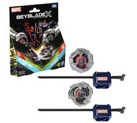 Beyblade X Marvel Collab Spider-Man 3-60F vs. Venom 3-80N Multipack Set