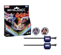 Beyblade X Multipack Toupie Captain America 4-70GB contre Red Hulk 1-80R, dès 8 ans