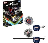 Beyblade X Multipack Toupie Spider-Man 3-60F vs. Venom 3-80N, Marvel , Des 8 ans