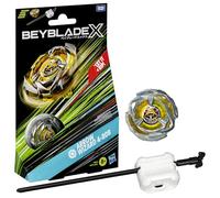 Beyblade X, Starter Pack Arrow Wizard 4-80B avec toupie de compétition à rotation droite de type endurance et lanceur, à partir de 8
