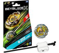 Beyblade X, Starter Pack Avec Toupie De Compétition Arrow Wizard 4-80b Et Lanceur Jaune TU