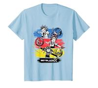 Beyblade X Team Persona Colors T-Shirt, Enfant, Bleu Céleste, 3 Ans