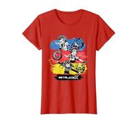 Beyblade X Team Persona Colors T-Shirt, Femme, Rouge, L