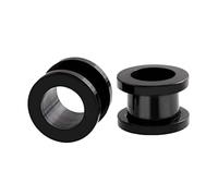 Beydodo Écarteur 26mm, Ecarteur Oreilles Acier Chirurgical 2 Pièces Tunnels de Chair Cerceau Noir