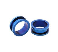 Beydodo Ecarteur 26mm, Tunnel Oreille Acier Chirurgical 2 Pièces Oreille Tunnel Cerceau Bleu