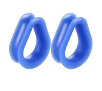 Beydodo Ecarteur d Oreilles 26mm, Ecarteur Oreilles Tunnel Silicone 2 Pièces Bleu Plug Tunnel Écarteur 1 1/16 inch Boucles d'oreilles Homme