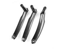 BEYEPZNZCK Voiture Piècesrechange poignées porte intérieures Pour BMW E70 E71 E72 X5 X6 2007-2013, cache de poignée d'accoudoir porte aspect fibre carbone (gauche et droite)