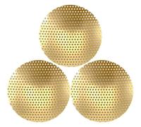 BEYLAB Lot de 3 Tamis pour Lampes à Parfum, Tamis à encens en Laiton pour brûleur d'encens avec Tamis, Grille de Rechange pour brûleur d'encens, diamètre Ø 5 cm
